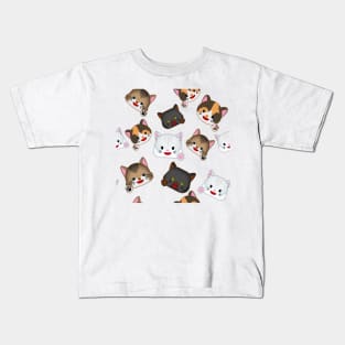 Cartoon pattern cat 2 Kids T-Shirt